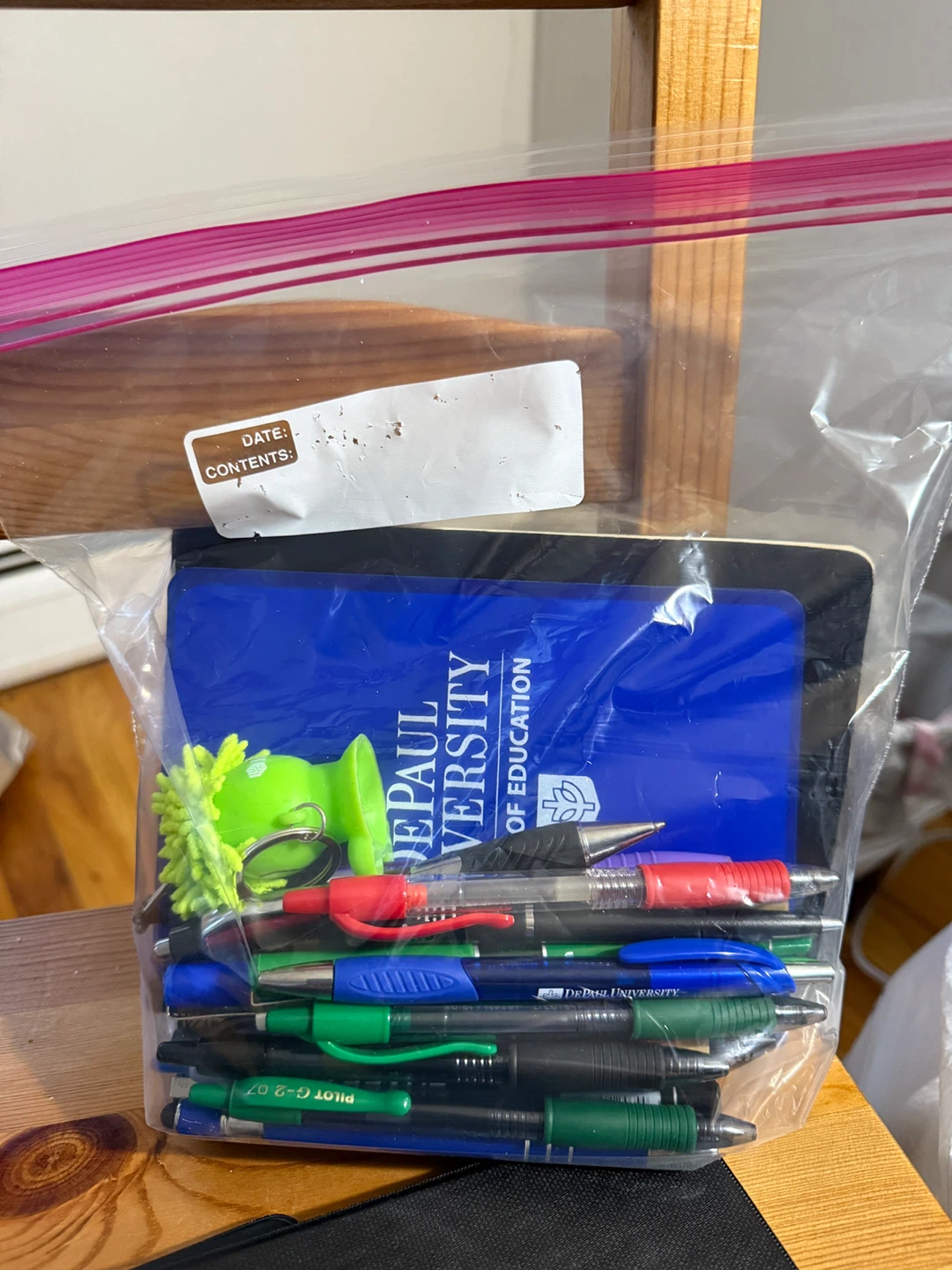 Black Binder with Dividers