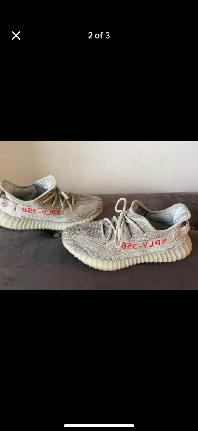 Adidas Yeezy Boost 350 V2 Blue Tint Size 9.5 image indicator(2)