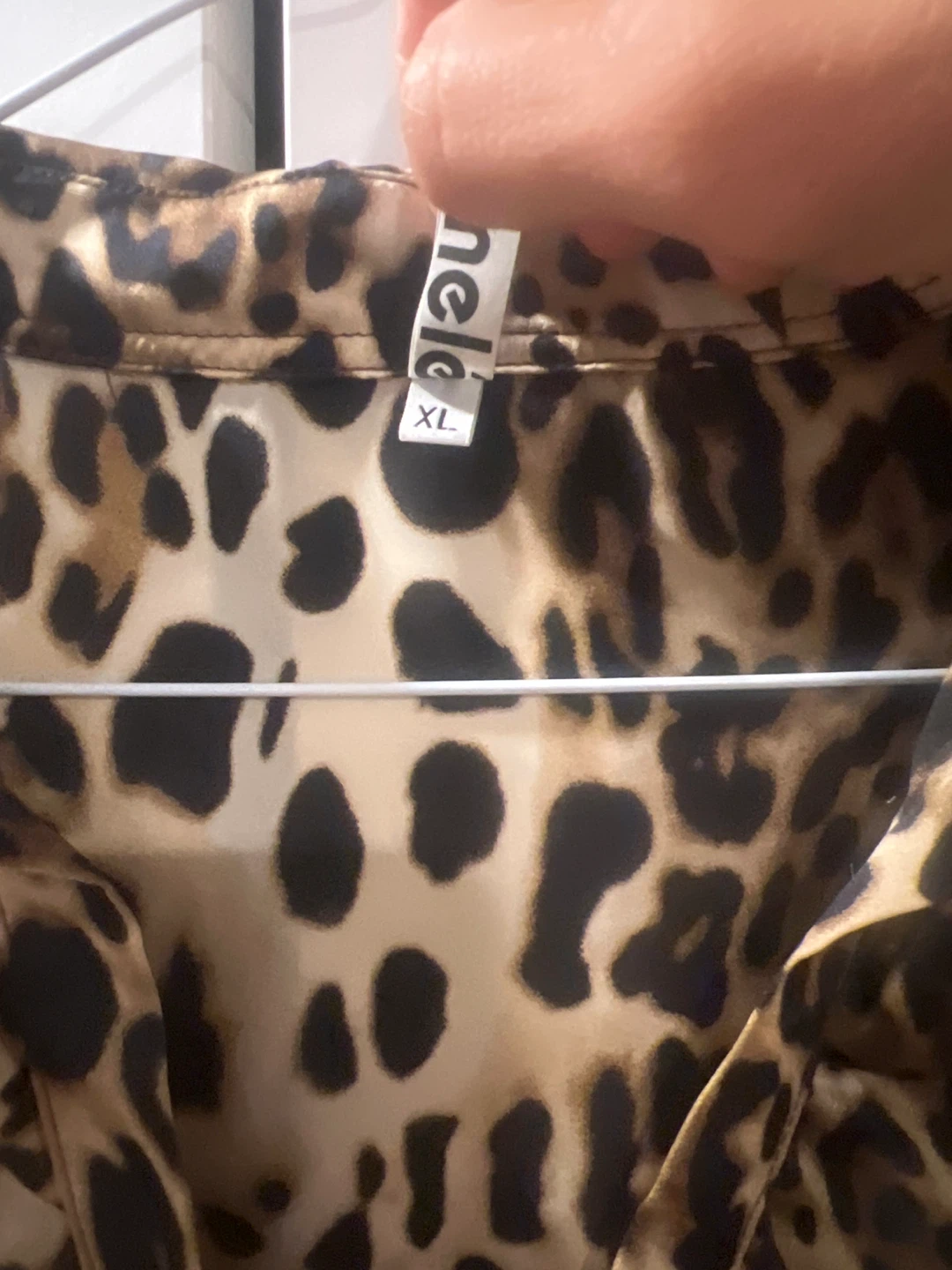 Mele Leopard Print Blouse - Size XL - photo 2