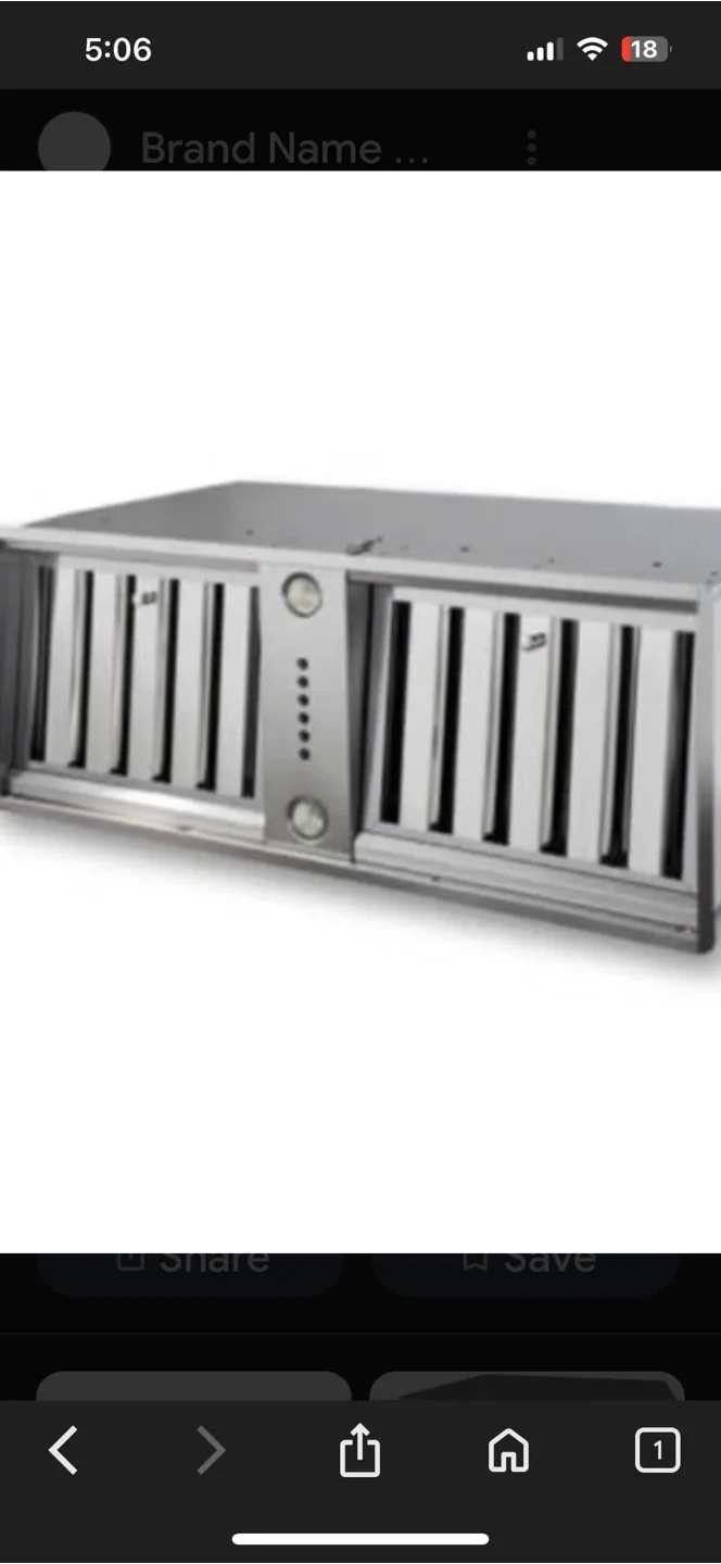 Sirius SU90227X 28" Pro Ventilation Hood - Stainless Steel image indicator(2)