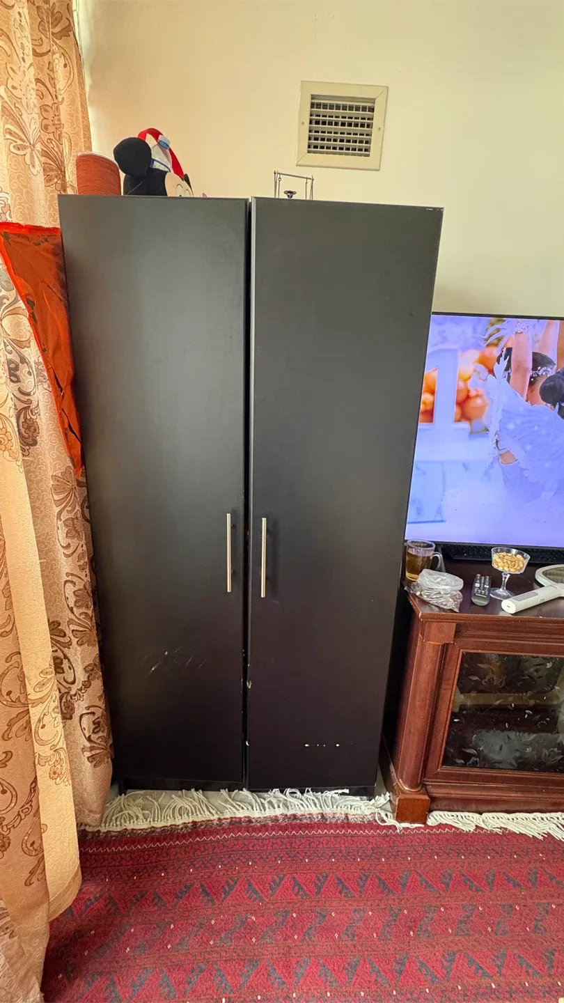 Black Storage Cabinet - 65" x 32" image indicator(4)