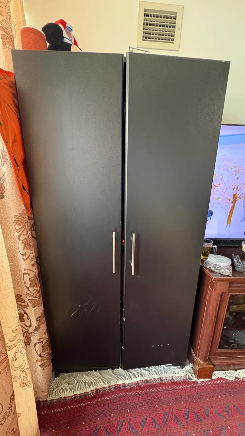 Black Storage Cabinet - 65" x 32" image indicator(5)