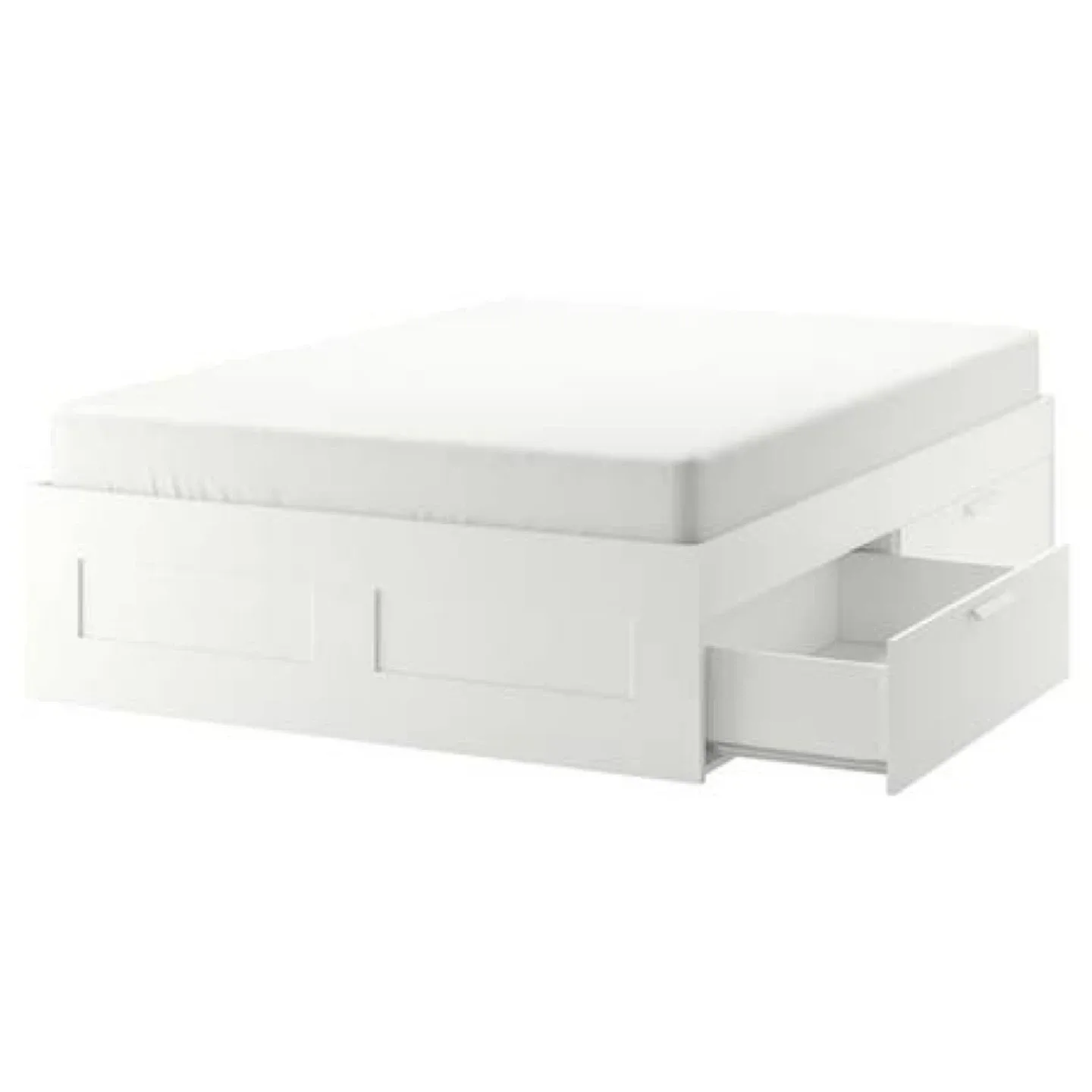 BRIMNES IKEA Bed frame, 4 spacious drawers, Excellent condition image indicator(5)