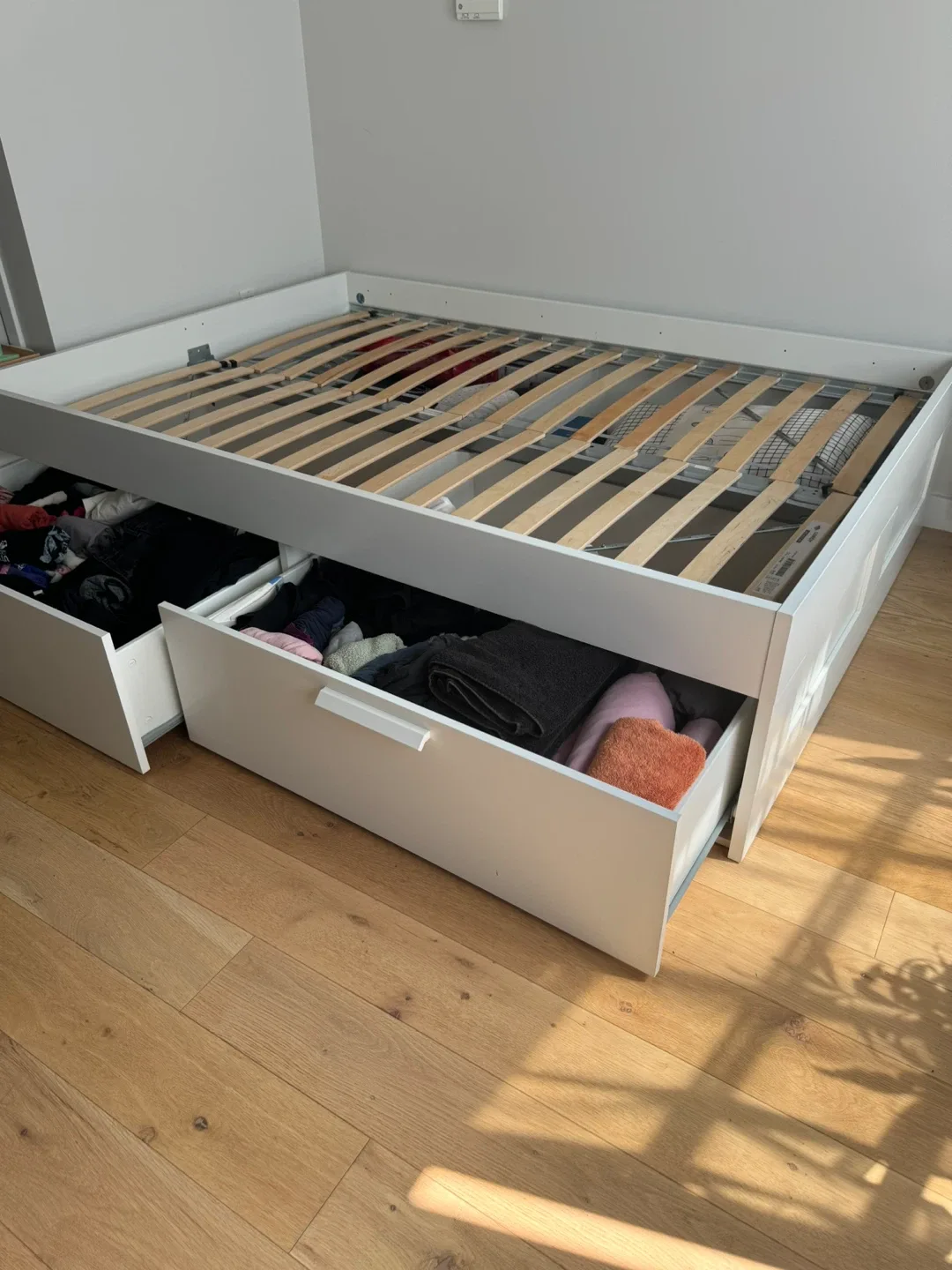 BRIMNES IKEA Bed frame, 4 spacious drawers, Excellent condition image indicator(3)