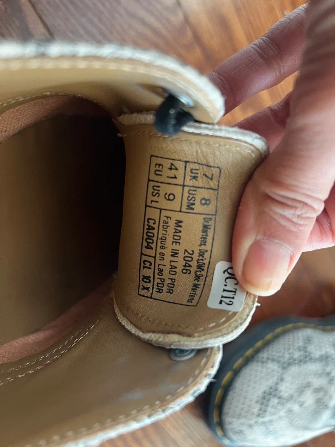 Dr. Martens 2046 Snake Print Shoes - US Women's 9 image indicator(3)