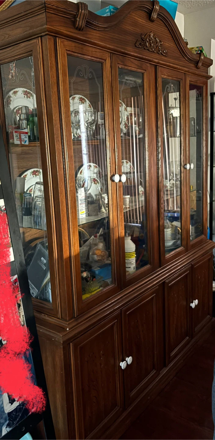 Wooden China Cabinet