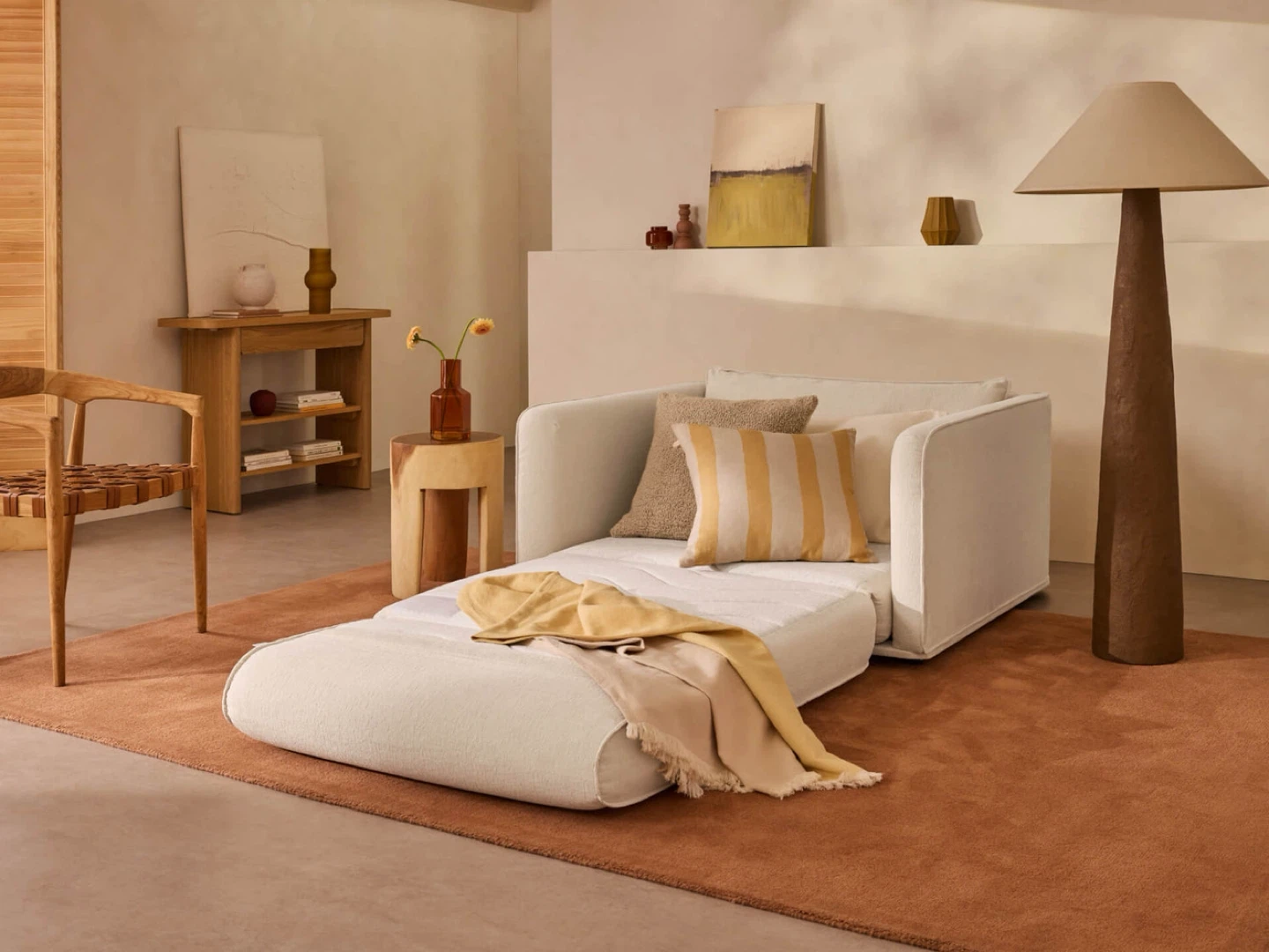 New Koala twin sleeper sofa and ottoman - photo 5