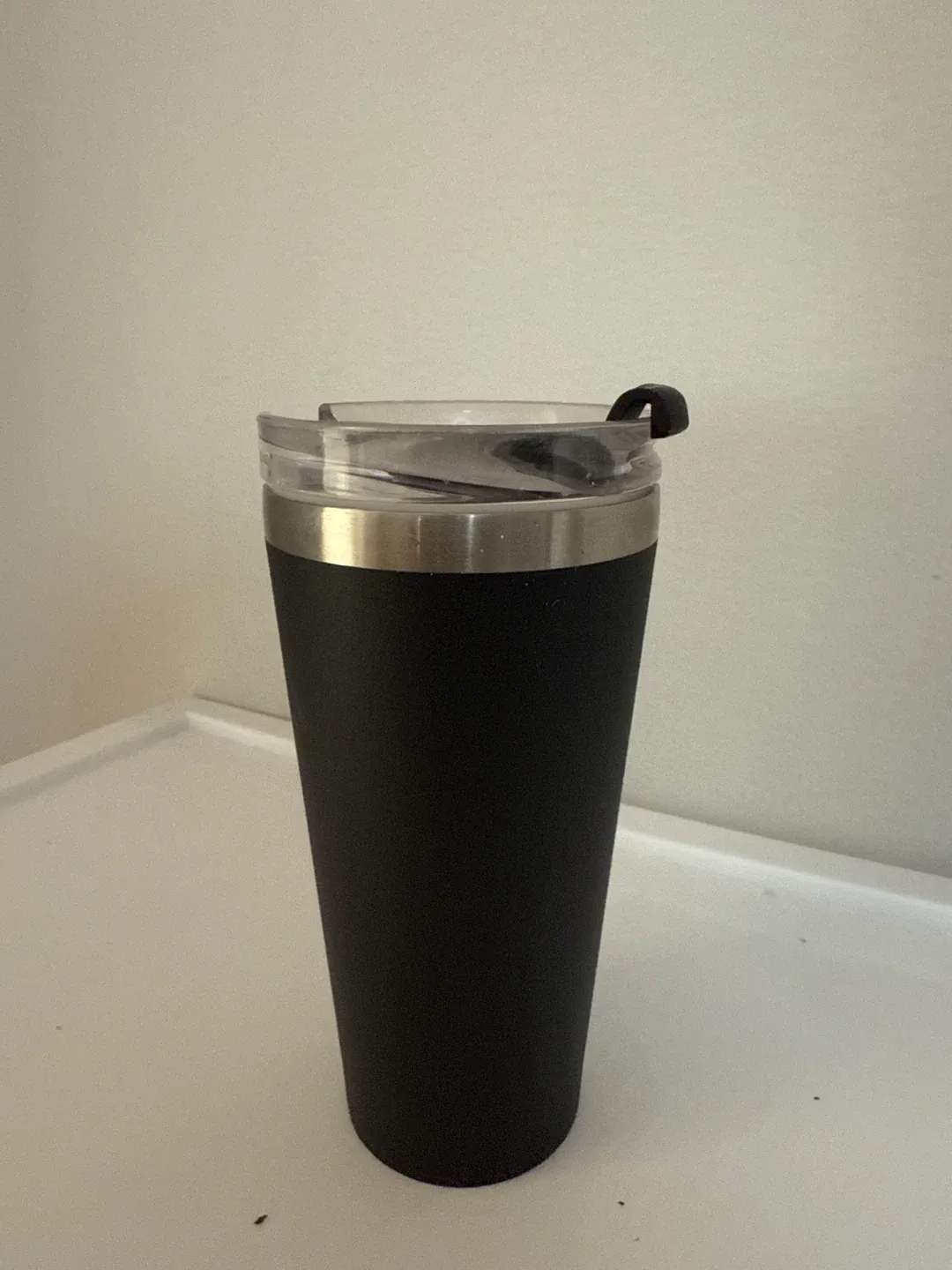 Black Tumbler with Lid thumbnail