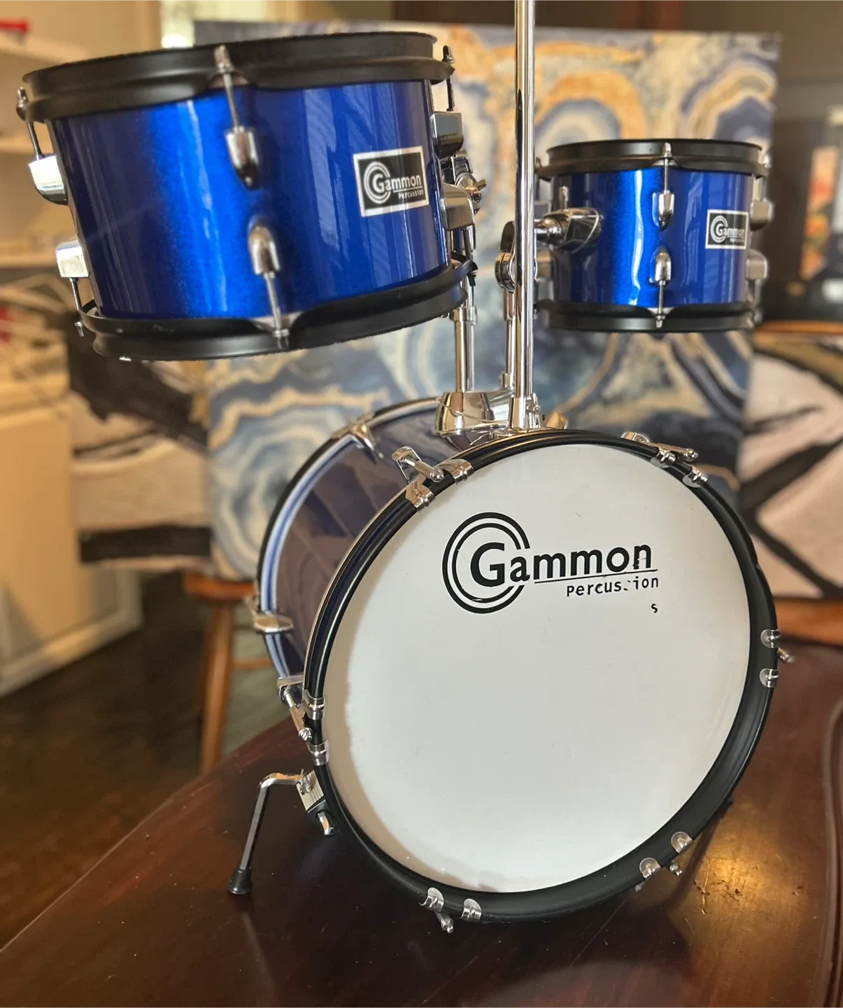 Gammon Percussion Drum Set - Blue image indicator(4)