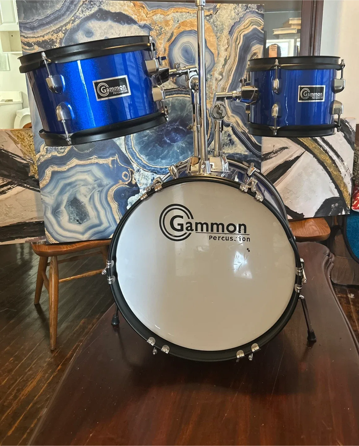 Gammon Percussion Drum Set - Blue image indicator(3)