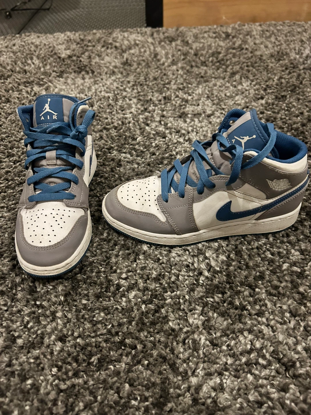 Air Jordan 1 Mid - Blue/Grey