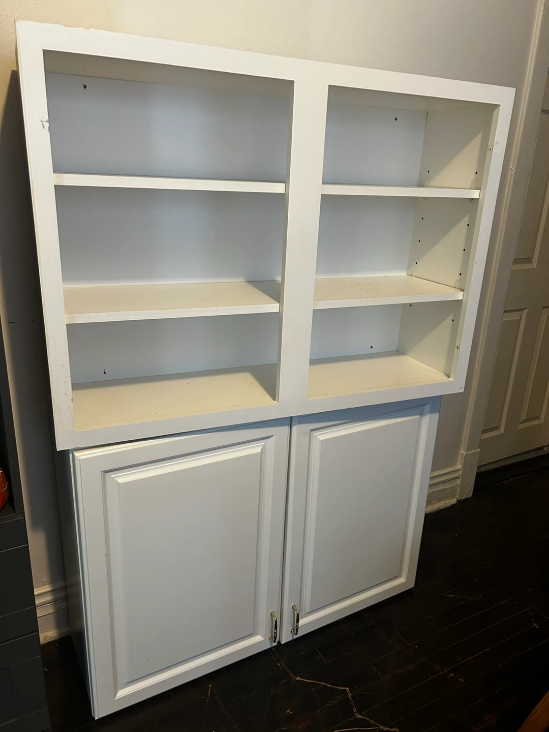 White Cabinet with Shelves