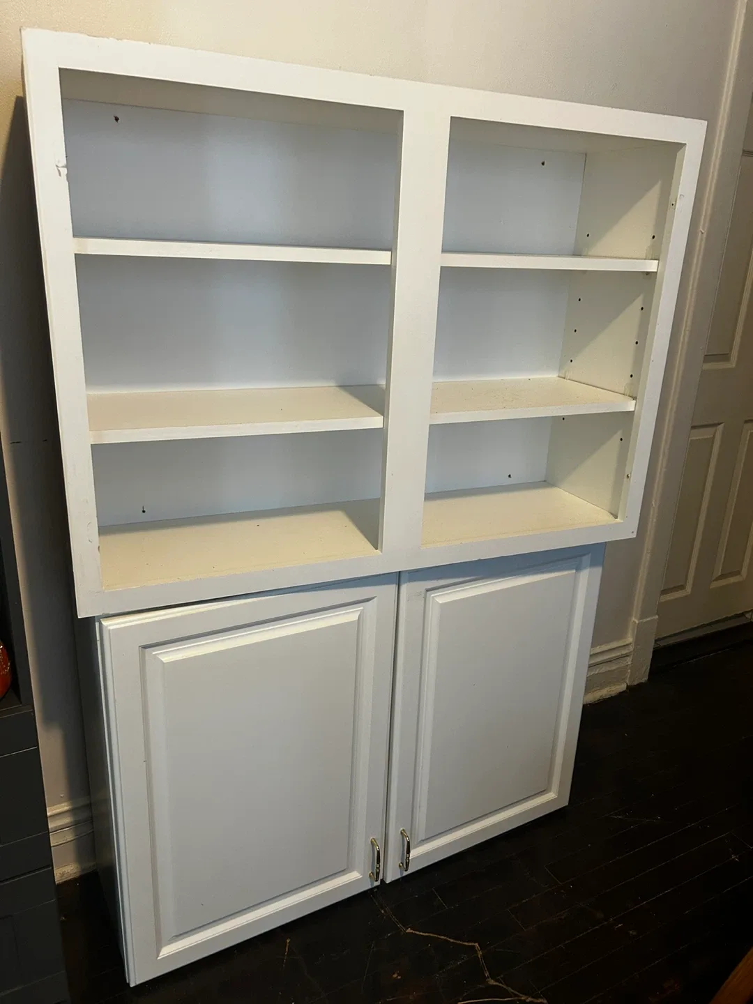White Cabinet with Shelves thumbnail