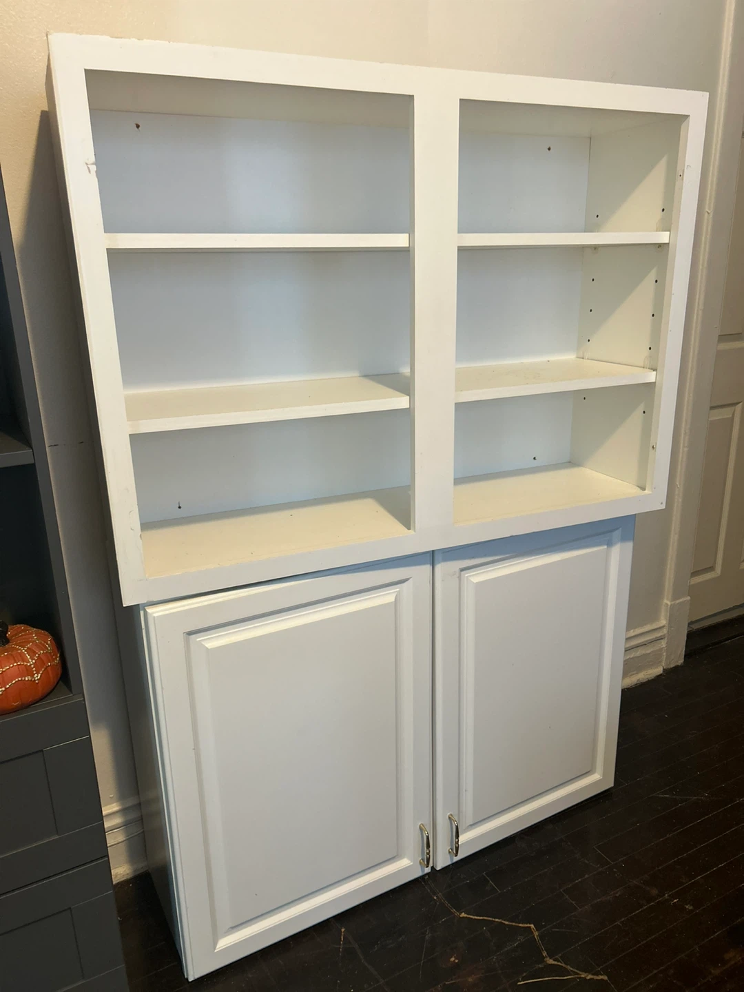 White Cabinet with Shelves - photo 2