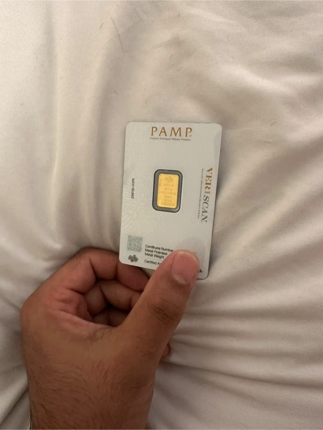 PAMP Suisse Gold Bar 2.5GMs. image indicator(2)