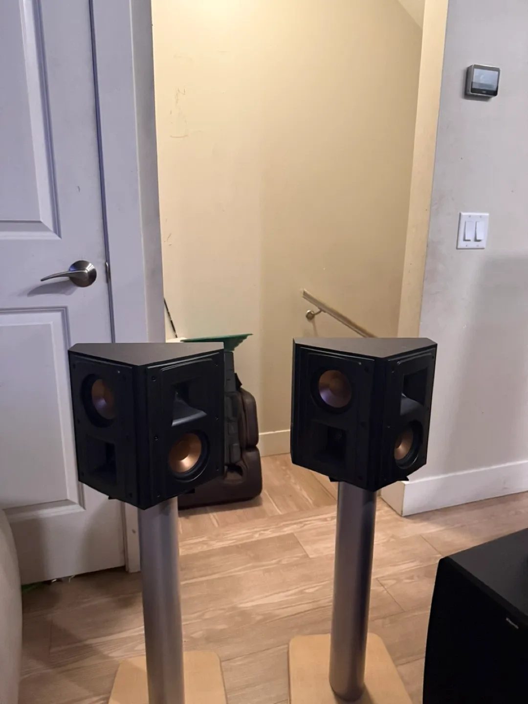 Klipsch Black Surround Sound Speakers (Pair)