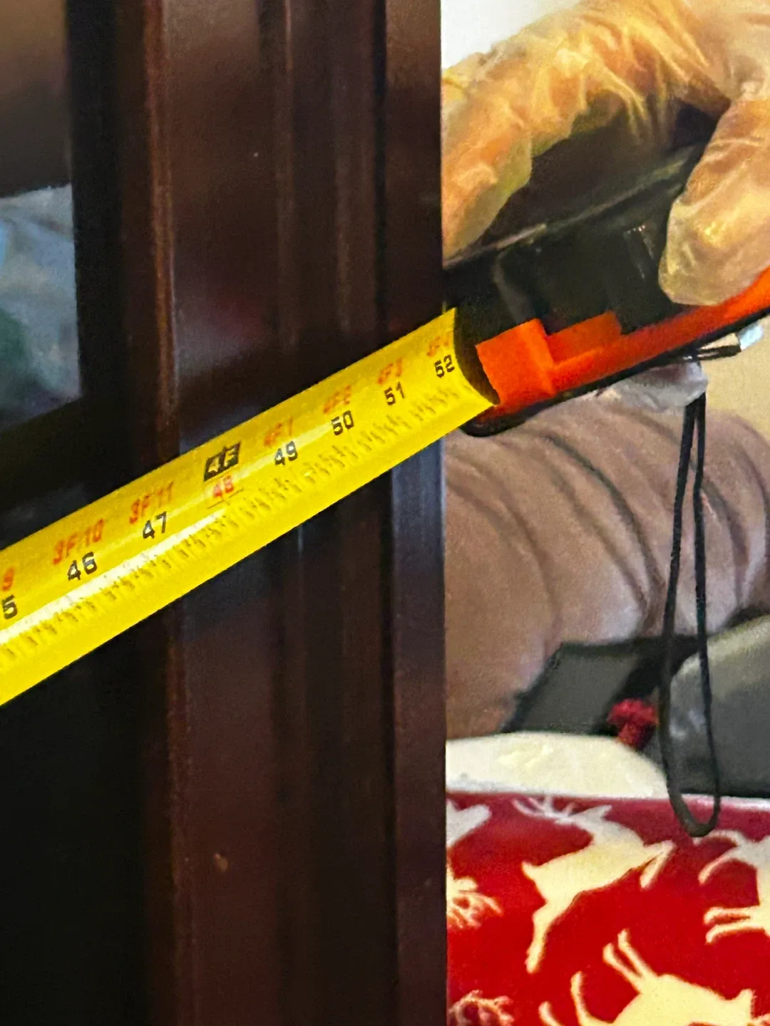 Dark Wood Display Cabinet - 78 inches tall image indicator(6)