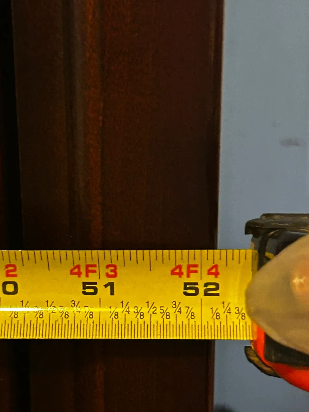 Dark Wood Display Cabinet - 78 inches tall image indicator(7)