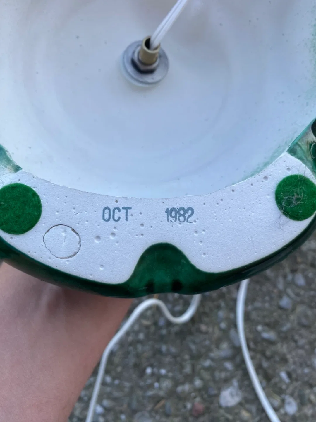 Vintage Ceramic Christmas Tree Base image indicator(2)