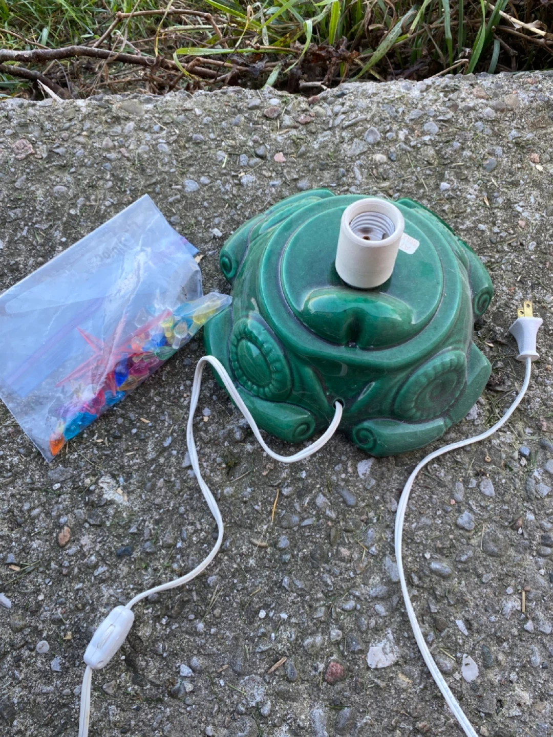 Vintage Ceramic Christmas Tree Base