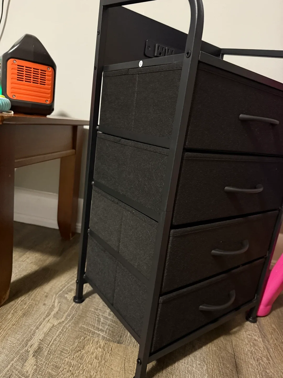 Nightstand with Charging Station & 4 Drawers image indicator(9)