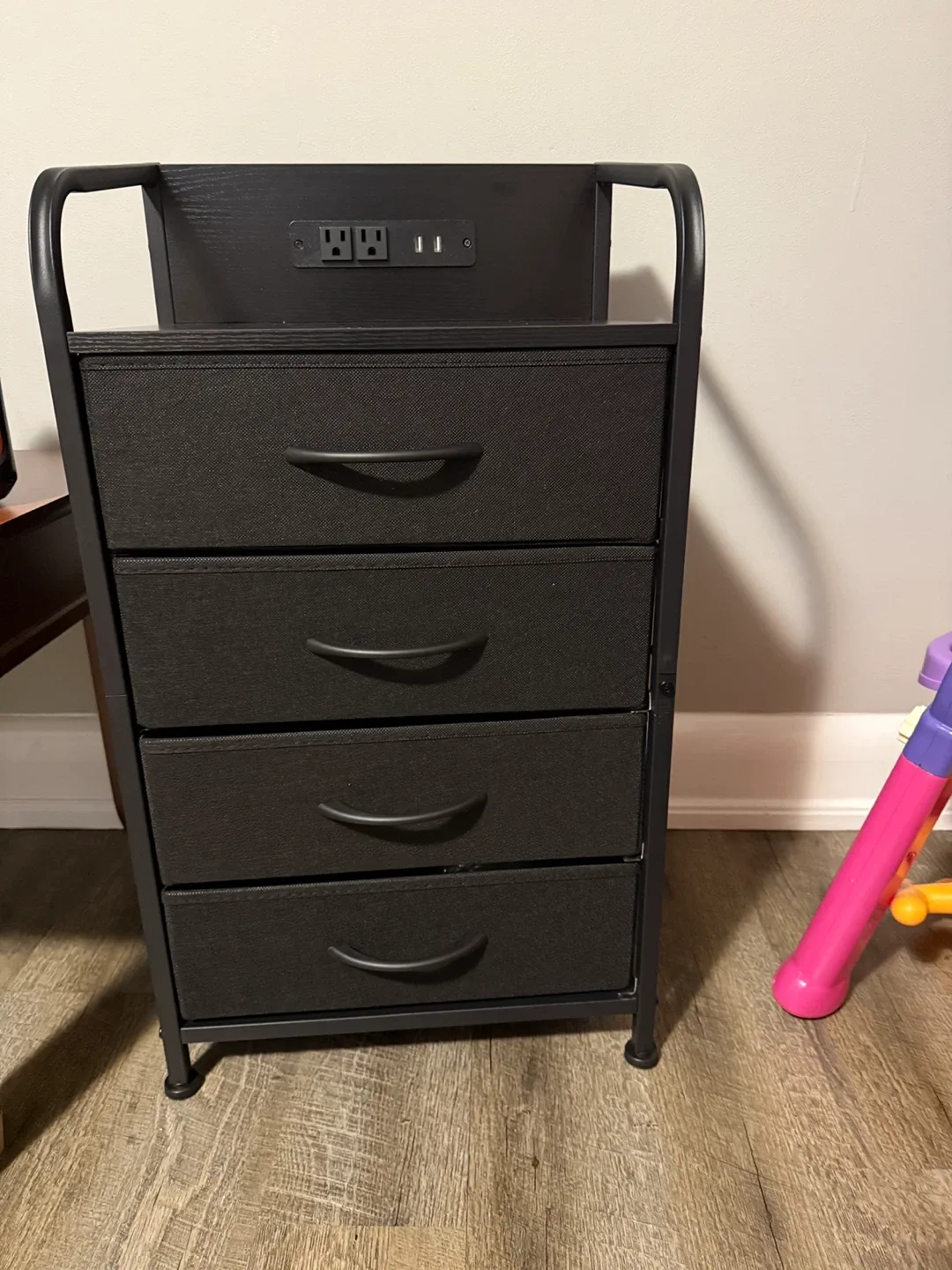 Nightstand with Charging Station & 4 Drawers image indicator(7)