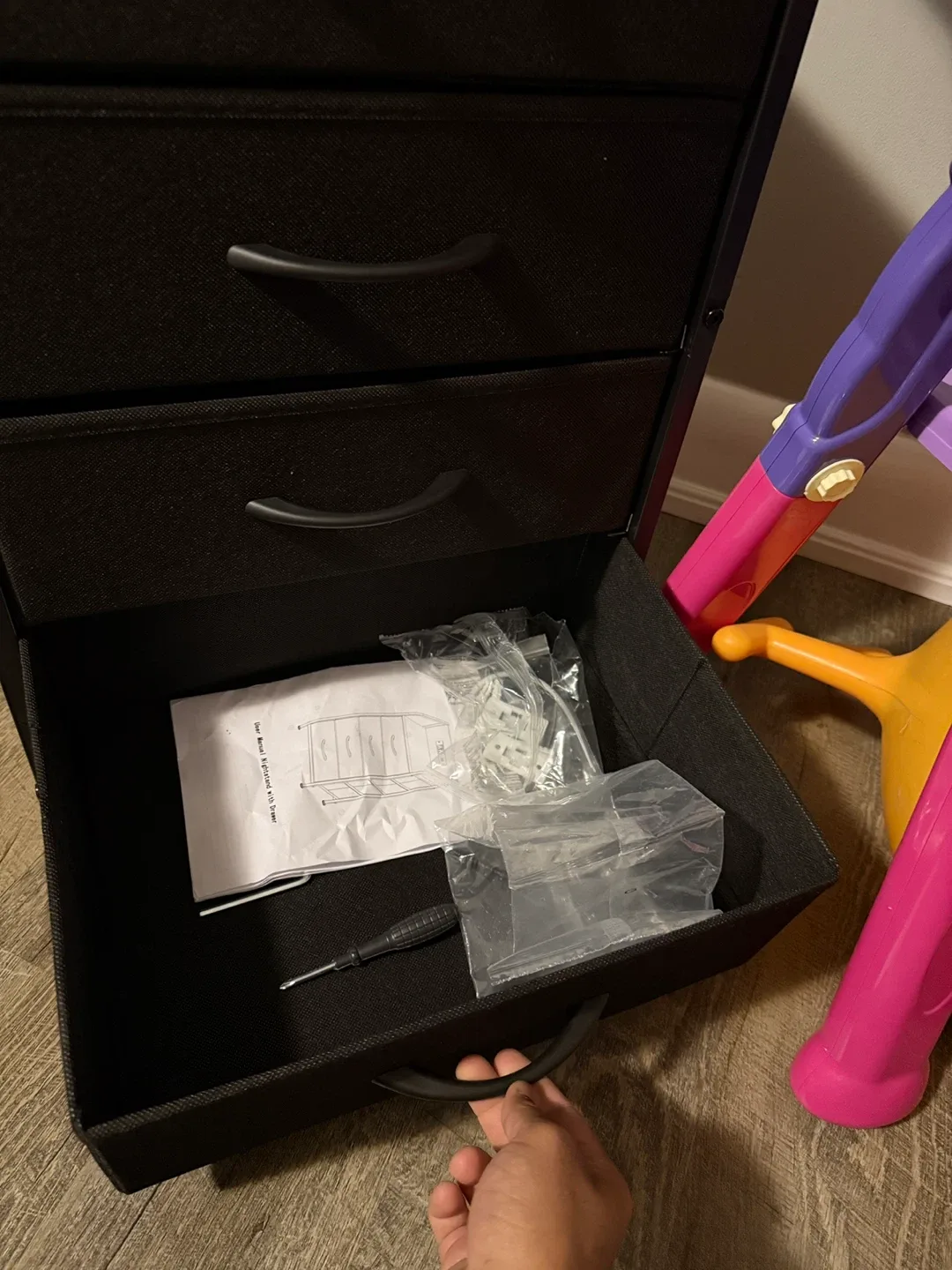 Nightstand with Charging Station & 4 Drawers image indicator(10)