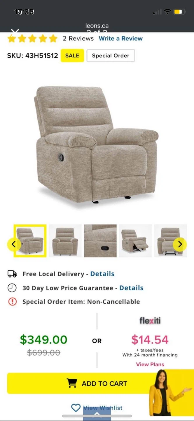 Rocking Recliner - Brand New Condition! - photo 2