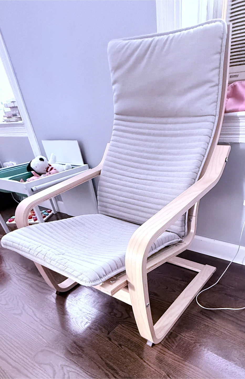 IKEA Poang Chair - Birch Veneer/Alme Natural
