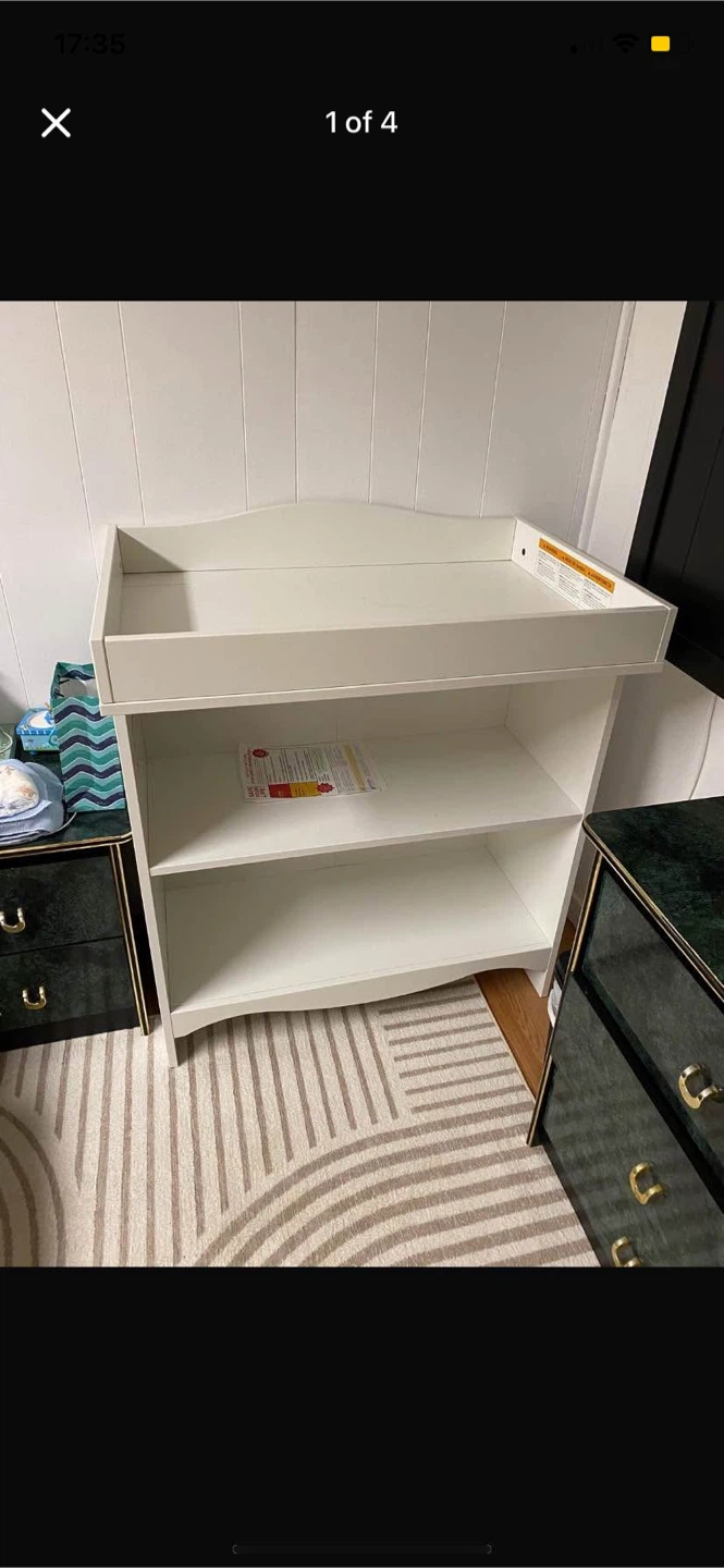 IKEA SMÅGÖRA Changing Table/Bookshelf, White - photo 2