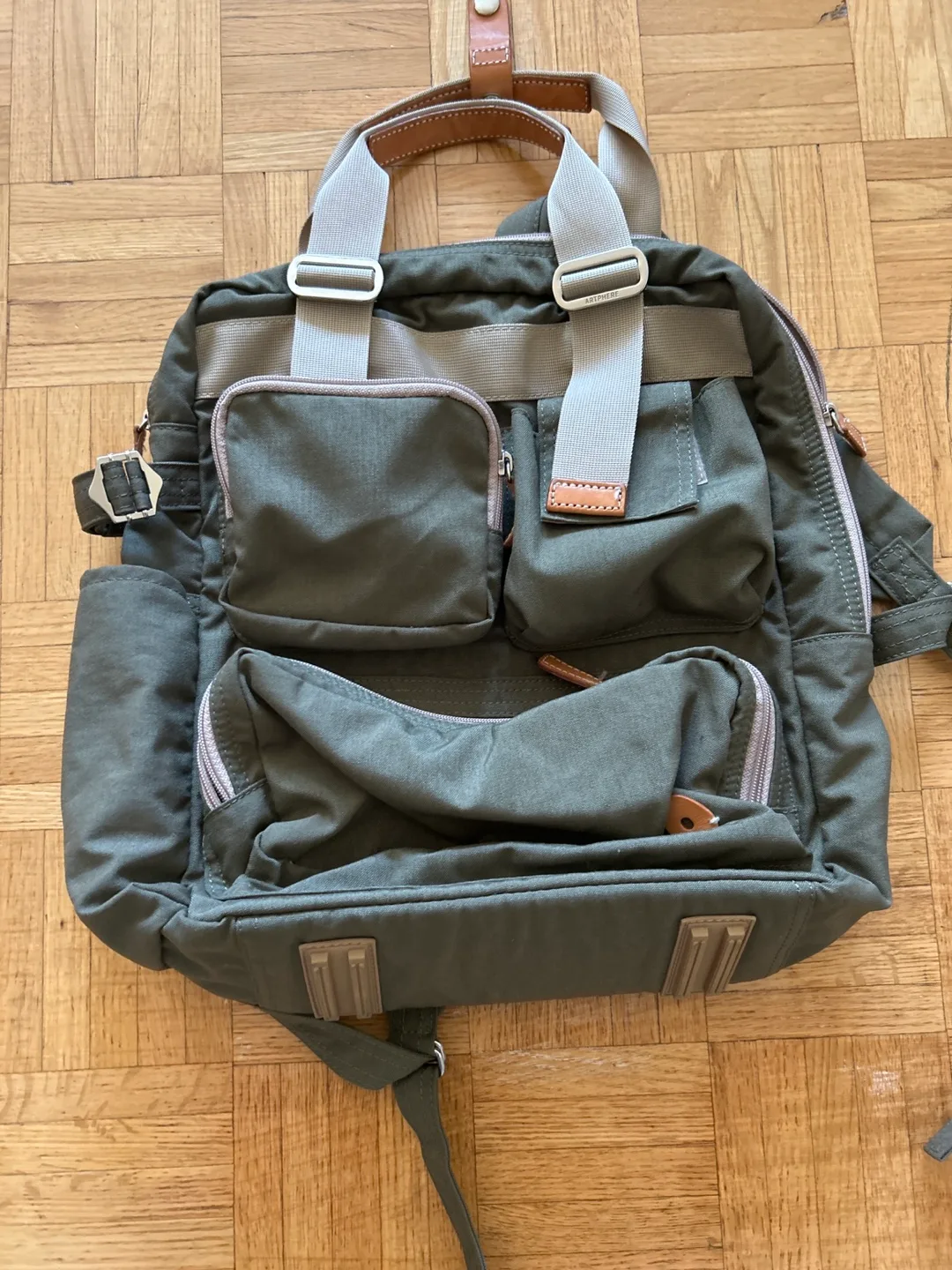 Olive Green Backpack image indicator(2)