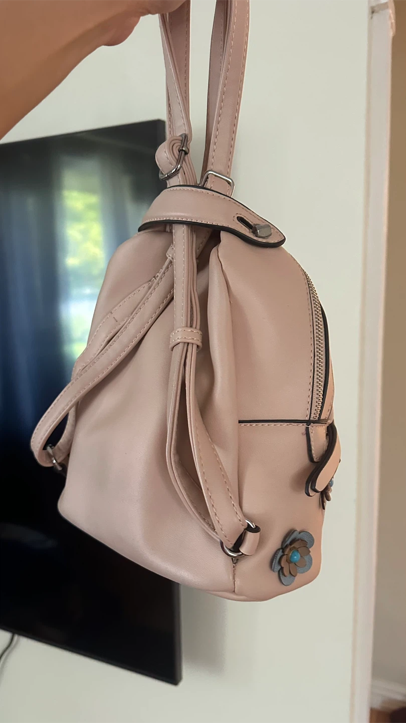 Ardene Floral Mini Backpack - Blush - photo 2
