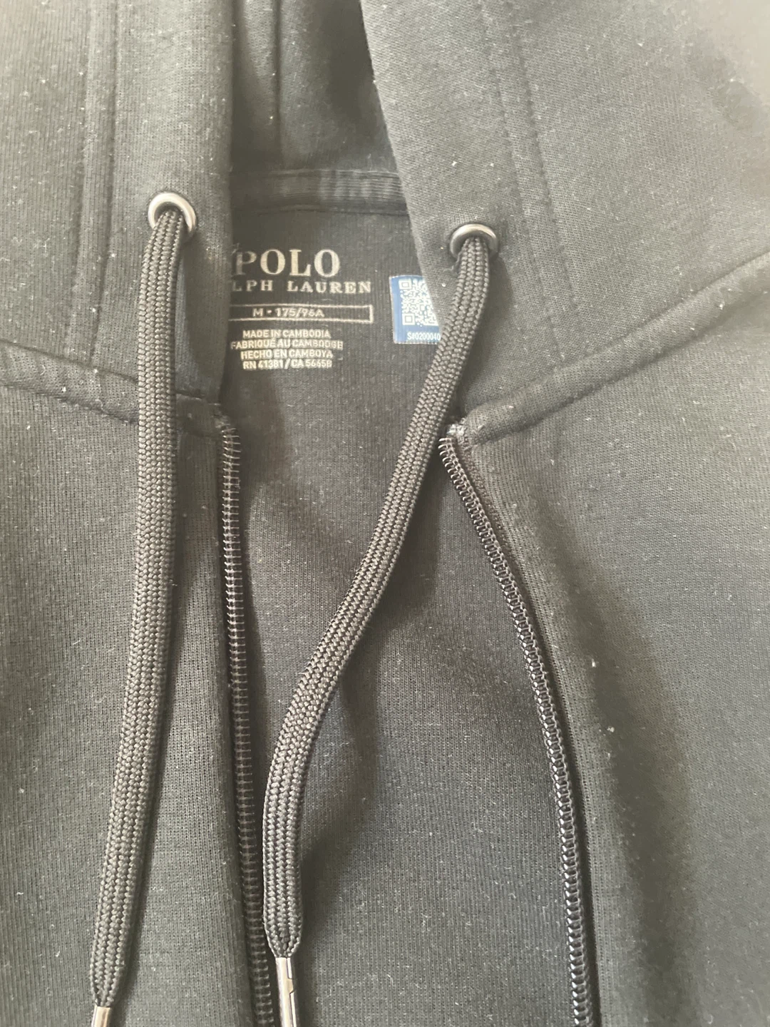 Black polo zip up - photo 3