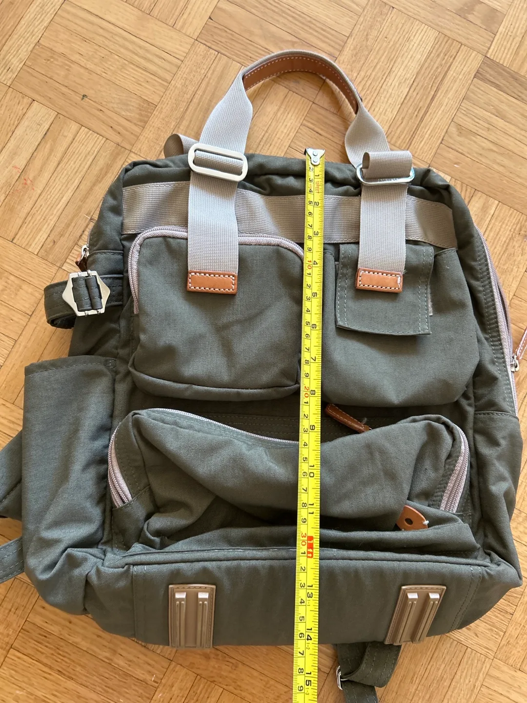 Olive Green Backpack image indicator(7)