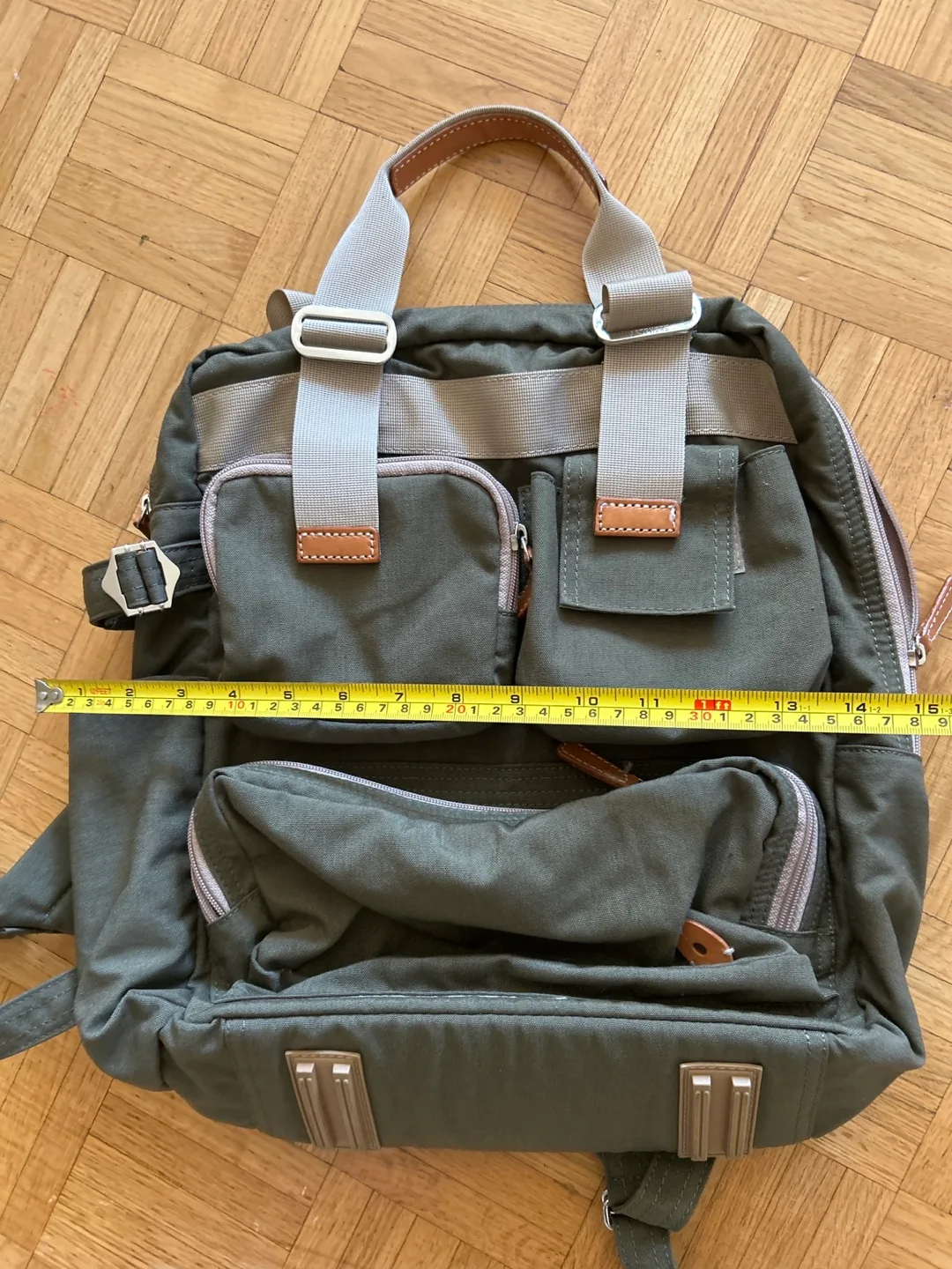 Olive Green Backpack image indicator(8)