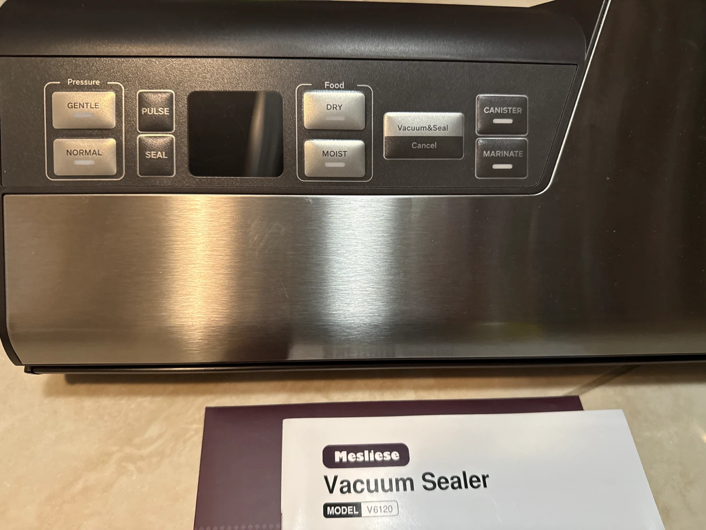 Mesliese V6120 Vacuum Sealer - Like New! - photo 3