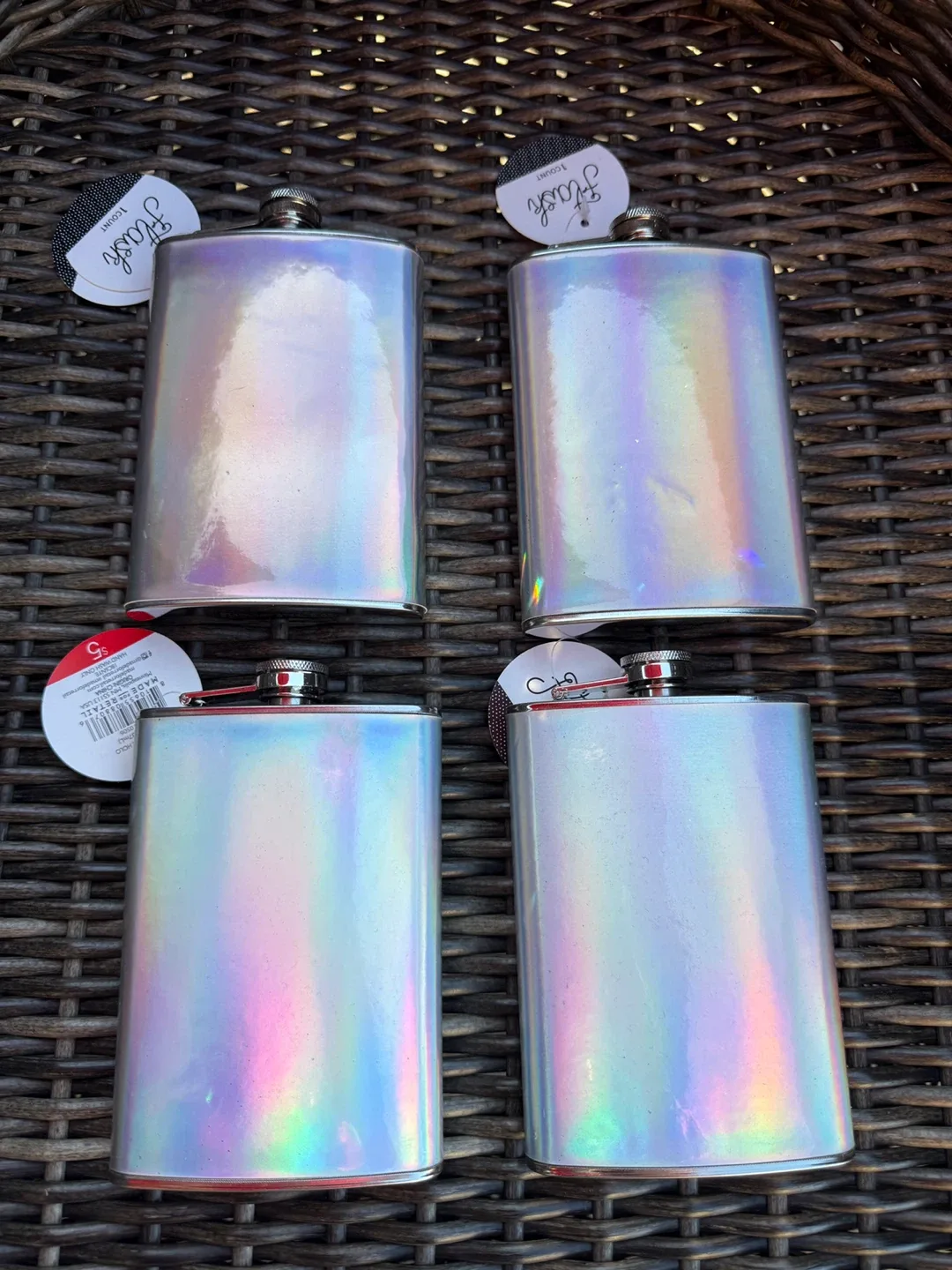 4 New Iridescent Flasks thumbnail