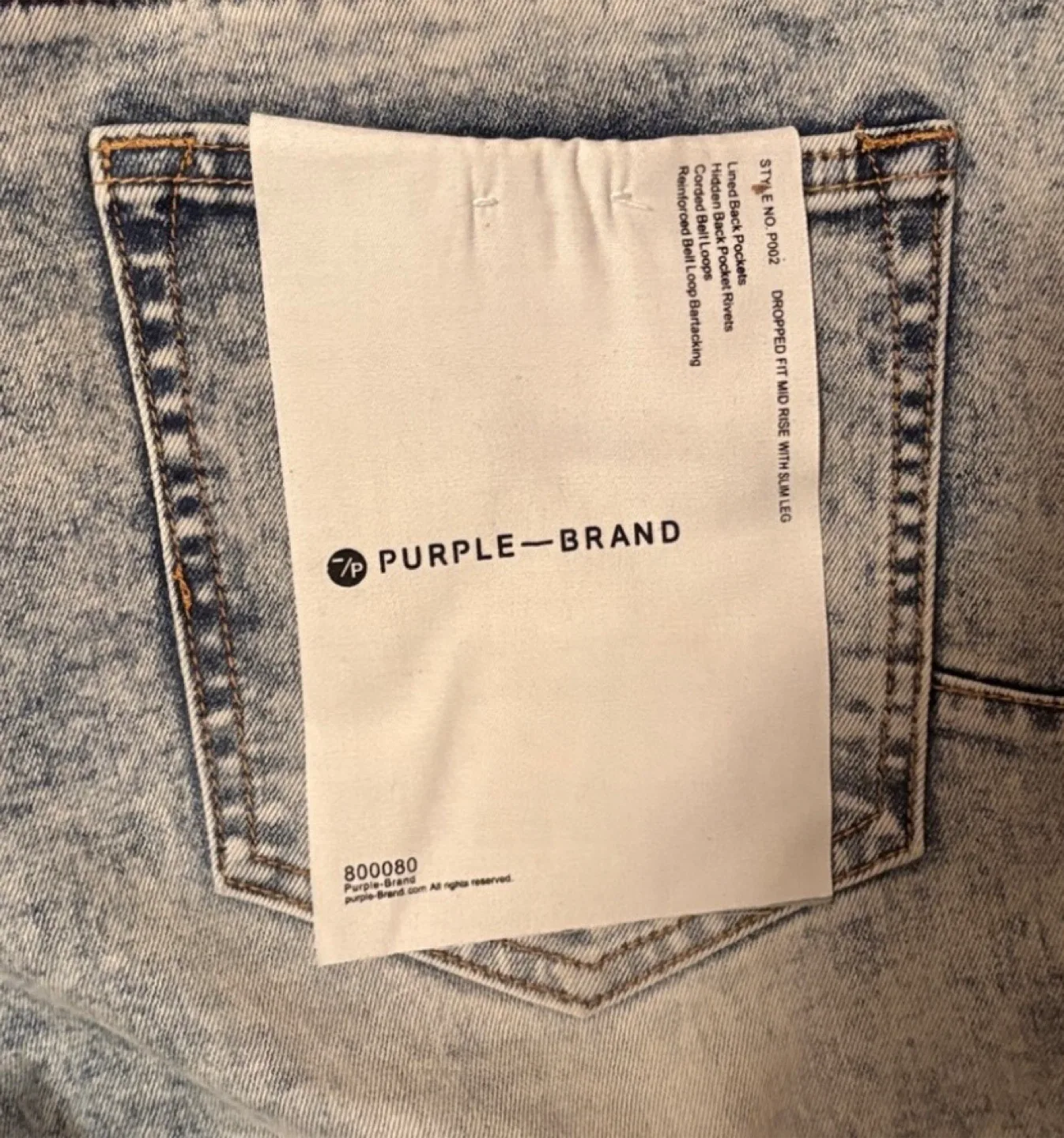 Purple Brand P001, Size 31 image indicator(3)