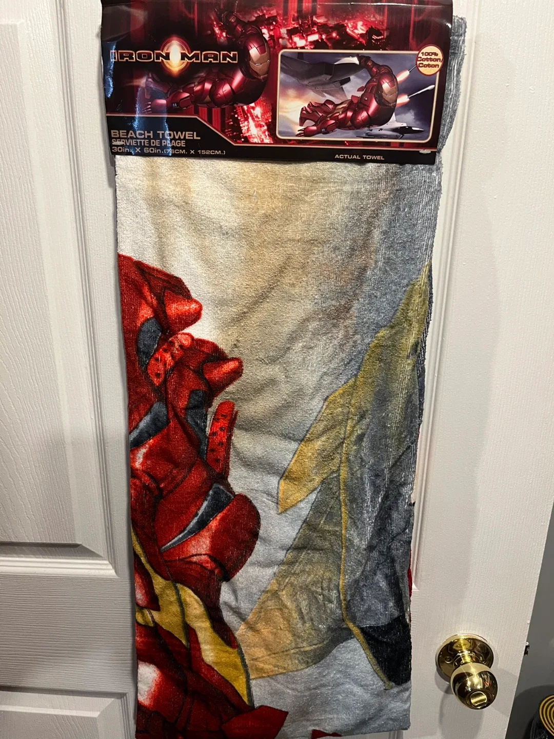 Iron Man Beach Towel - 30x60 inches image indicator(2)