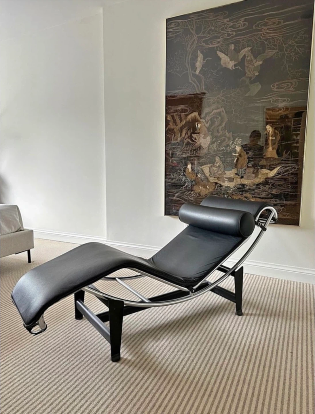 Leather Chaise Lounge - LC4 LeCourbusier - photo 2