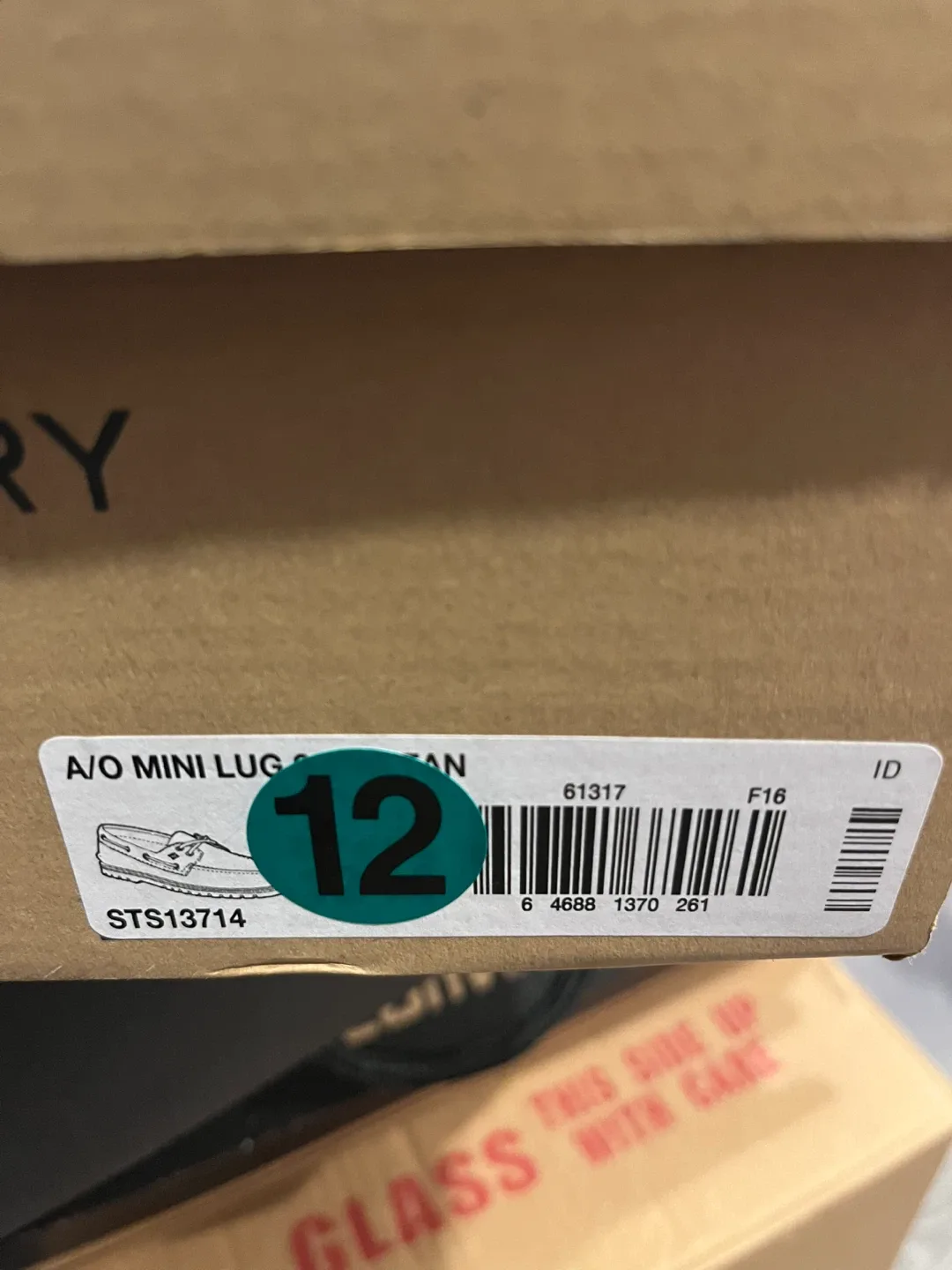 Sperry A/O Mini Lug Boat Shoes - Size 12 image indicator(3)