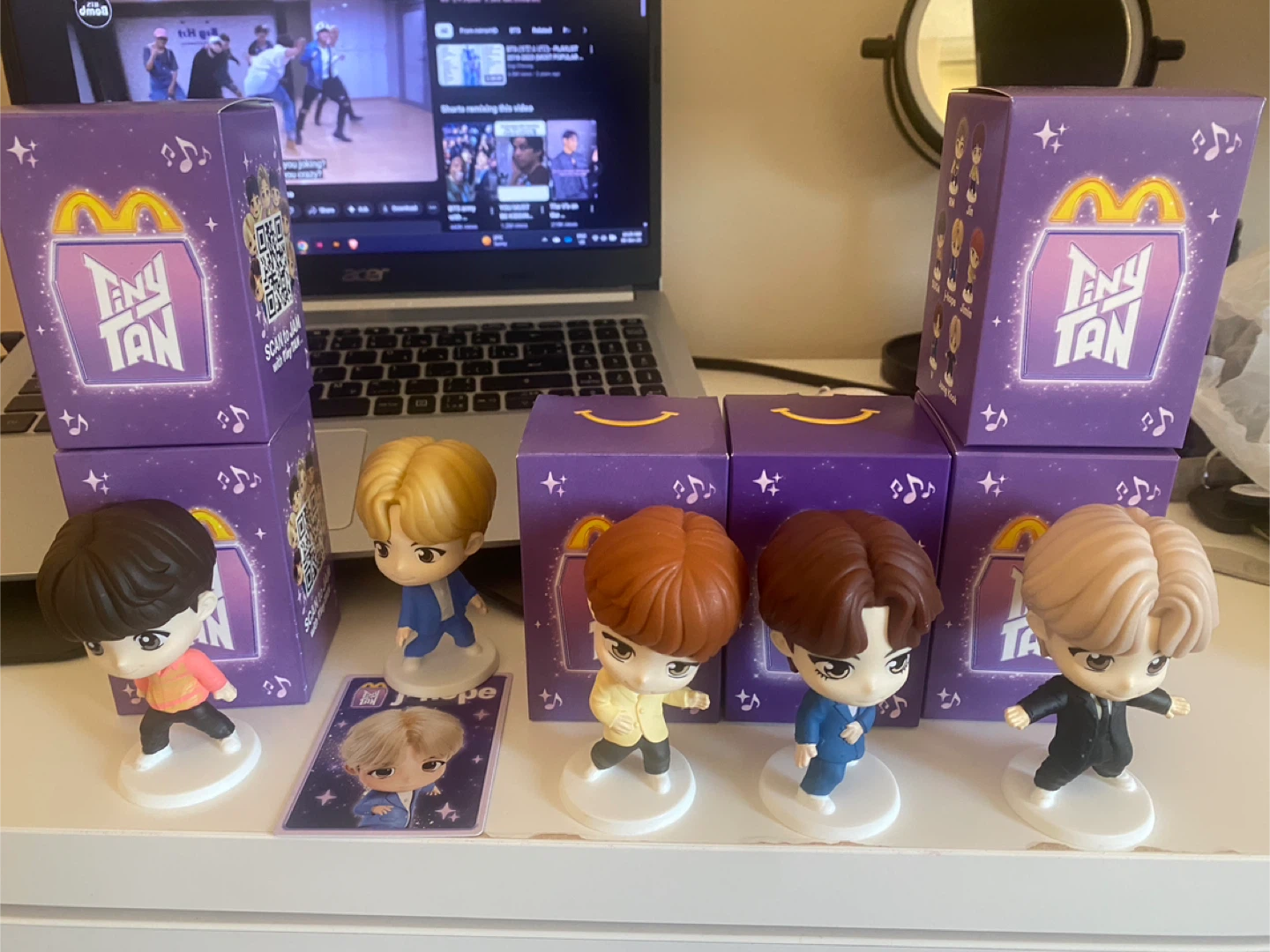 McDonald's TinyTAN BTS Figures