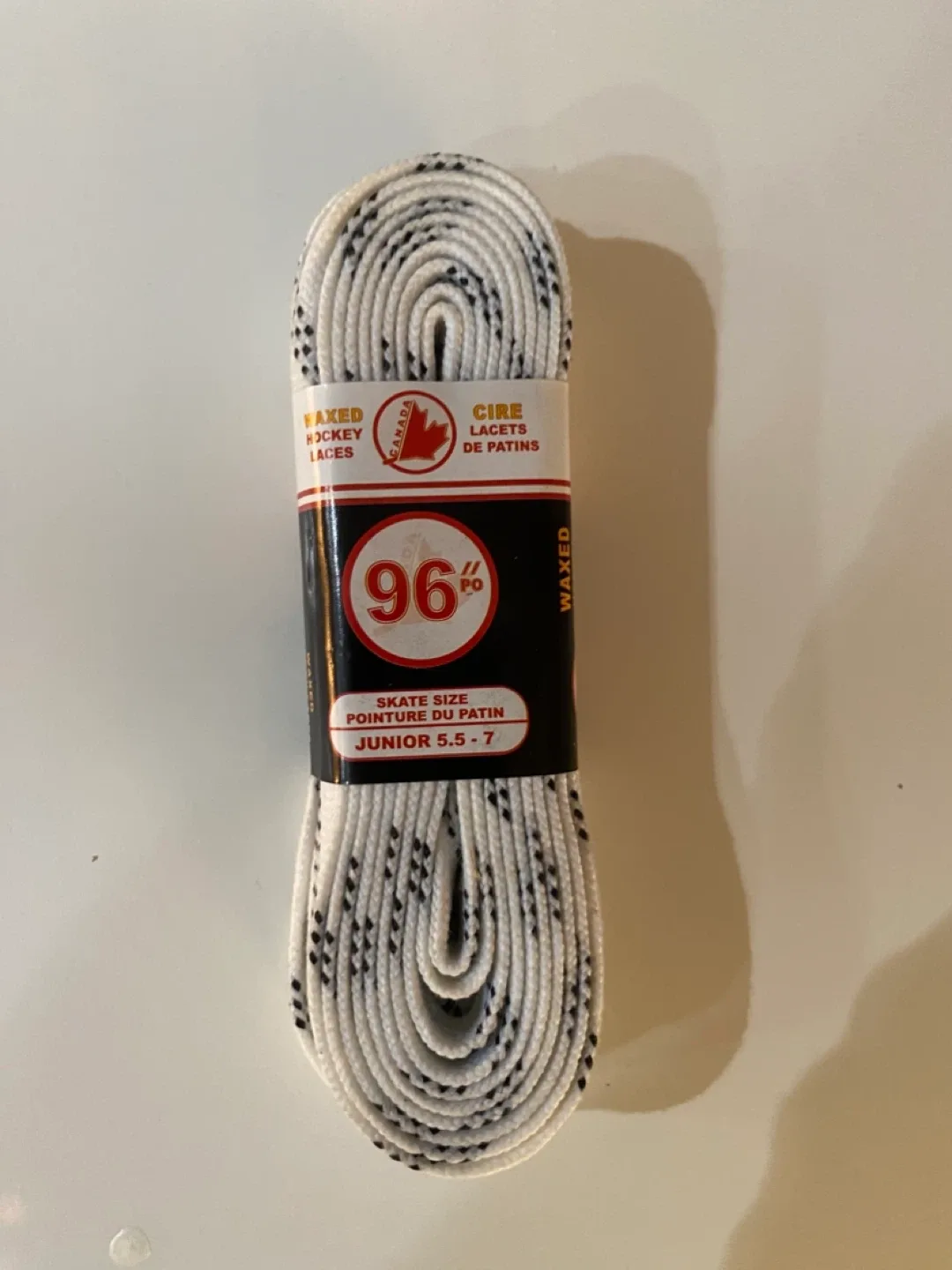 New Gillyboo Waxed Hockey Laces - 96 inch - Junior 5.5-7 thumbnail