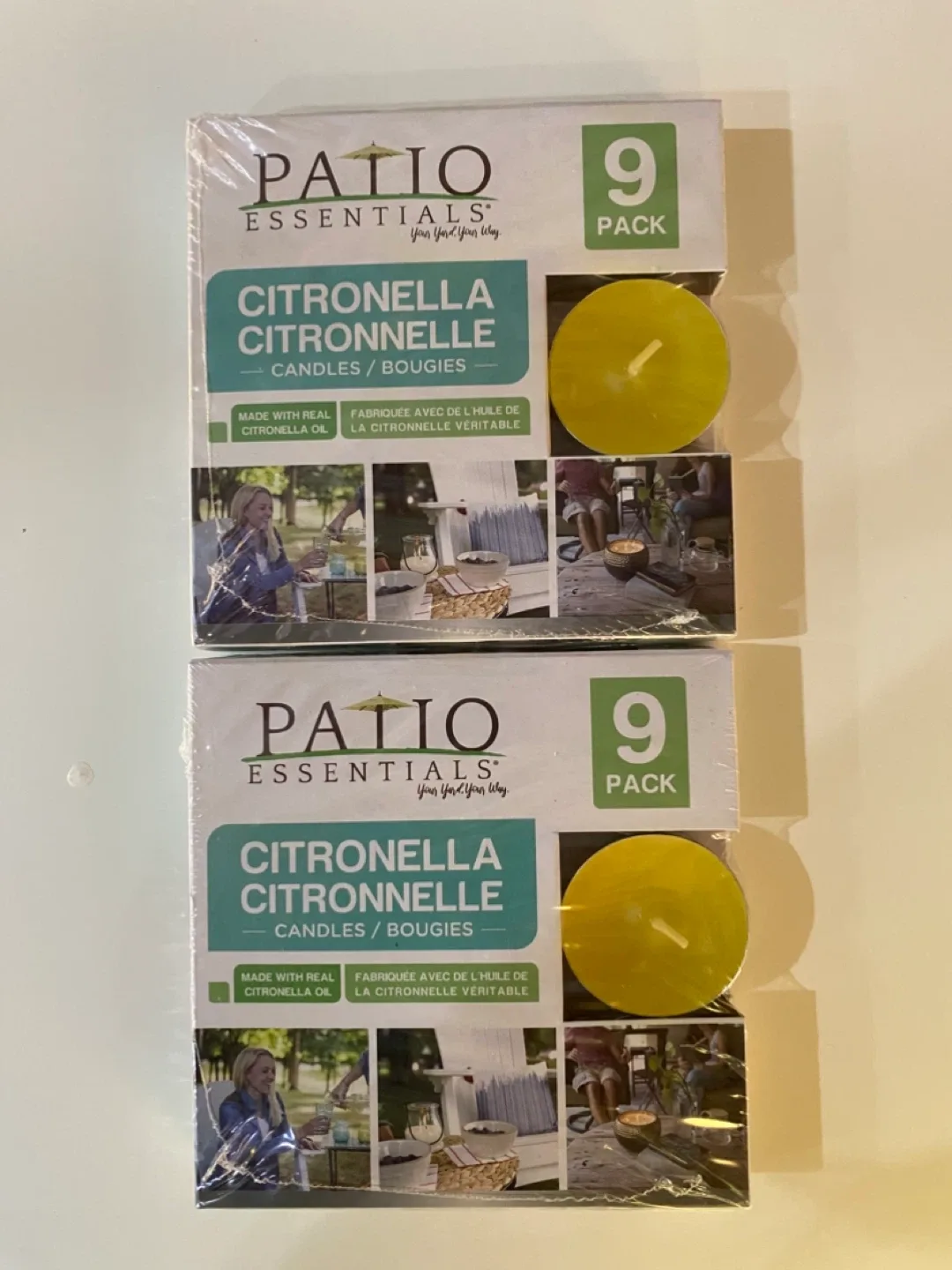 New Patio Essentials Citronella Candles 2x 9 Pack thumbnail