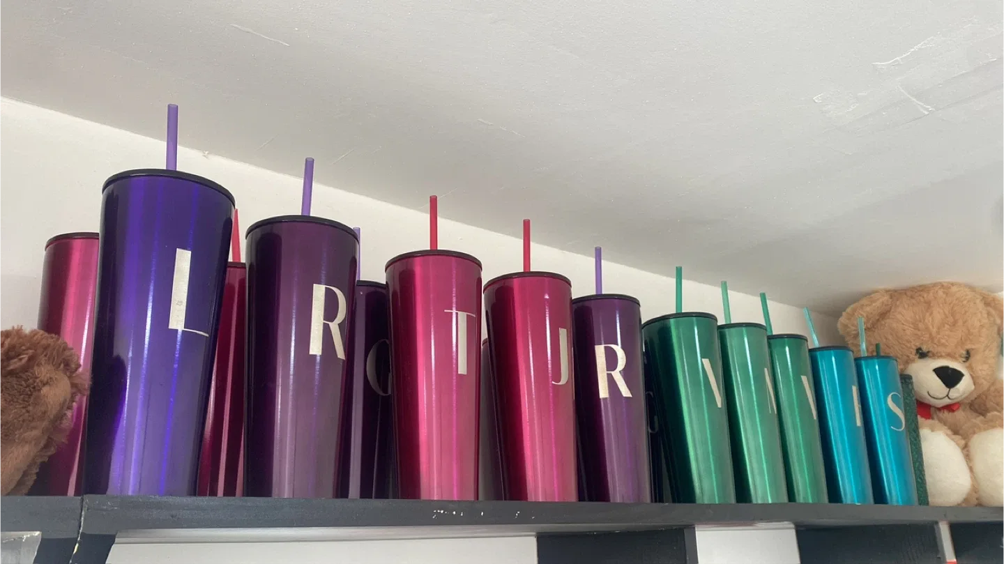 Starbucks Tumblers - Custom Initial thumbnail