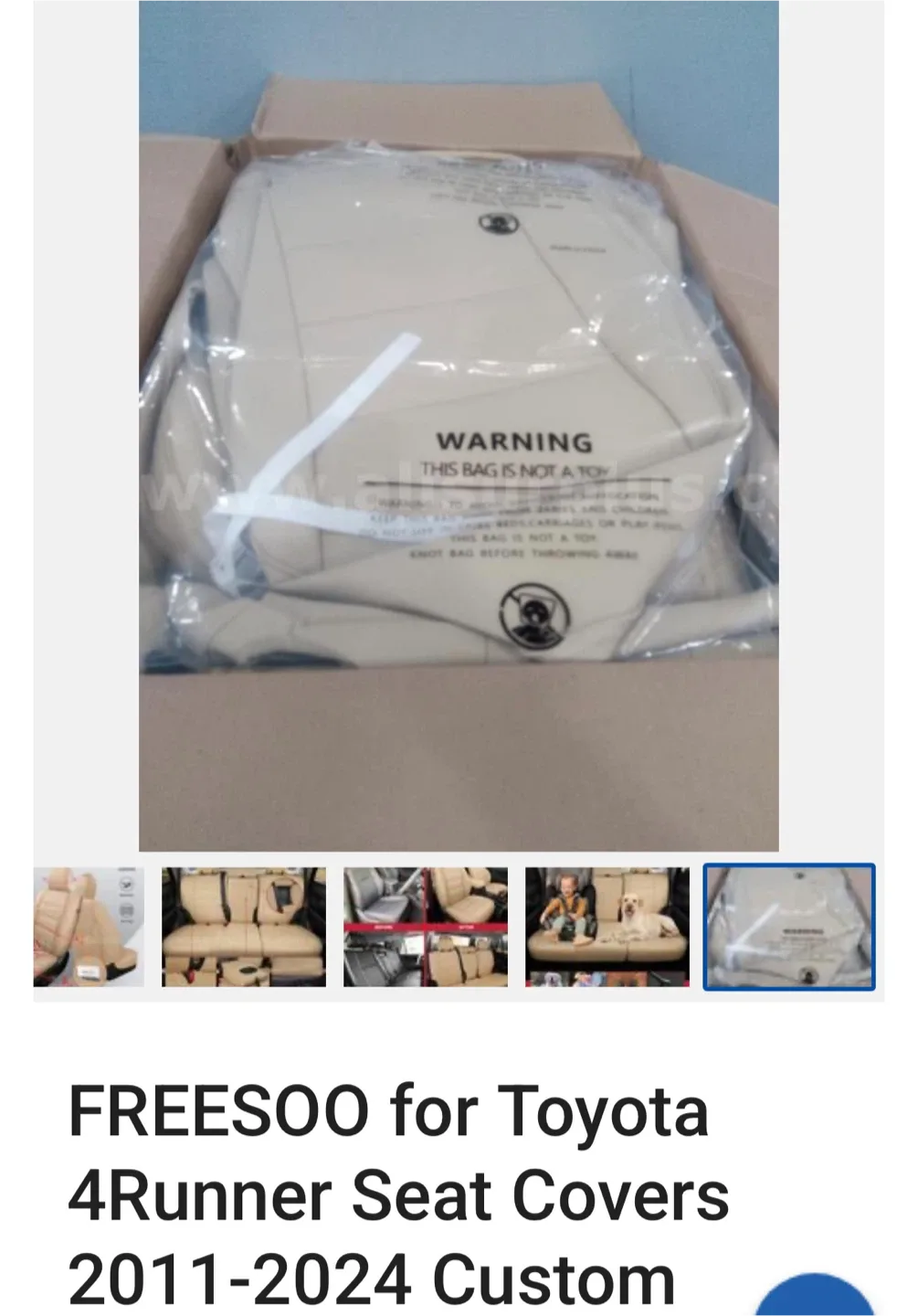 FREESOO Toyota 4Runner Seat Covers 2011-2024 - Custom Fit image indicator(2)