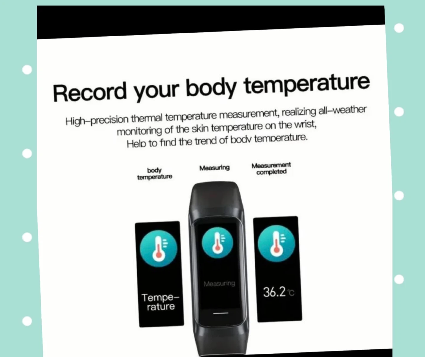 C60 pink Smartwatch Fitness Tracker with 2 extra bands - photo 2