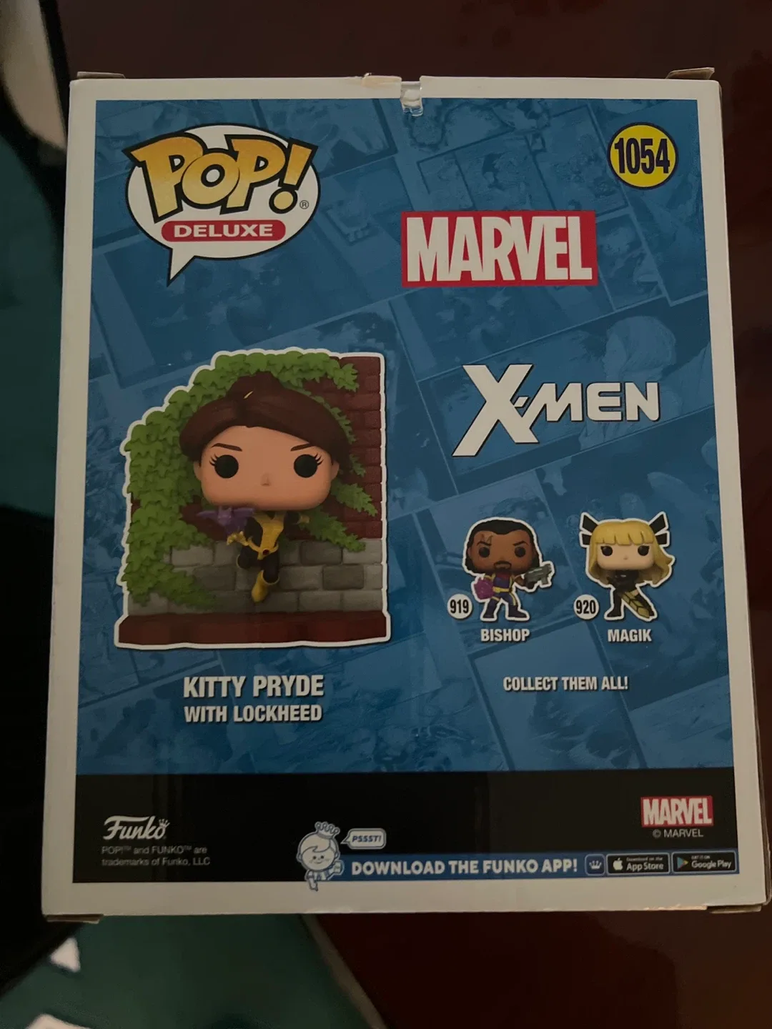 Funko Pop! Deluxe Marvel X-Men Kitty Pryde with Lockheed #1054 image indicator(2)