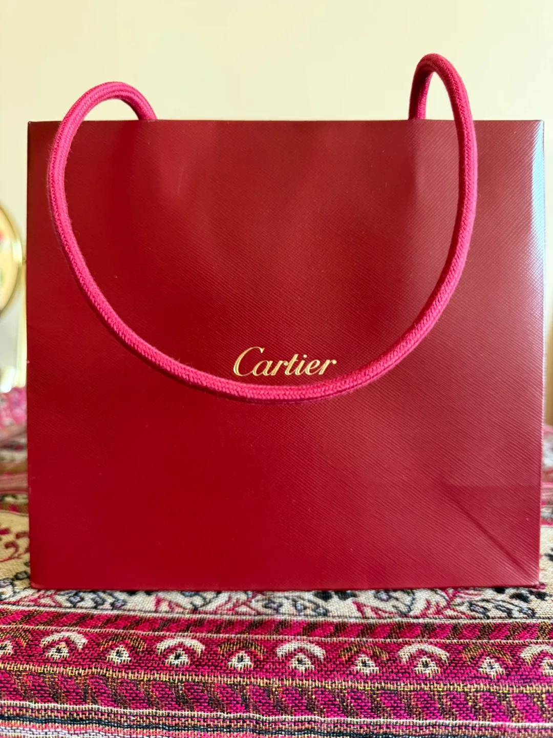 2 Cartier Gift Bags ($10 each) Excellent Condition!! image indicator(6)