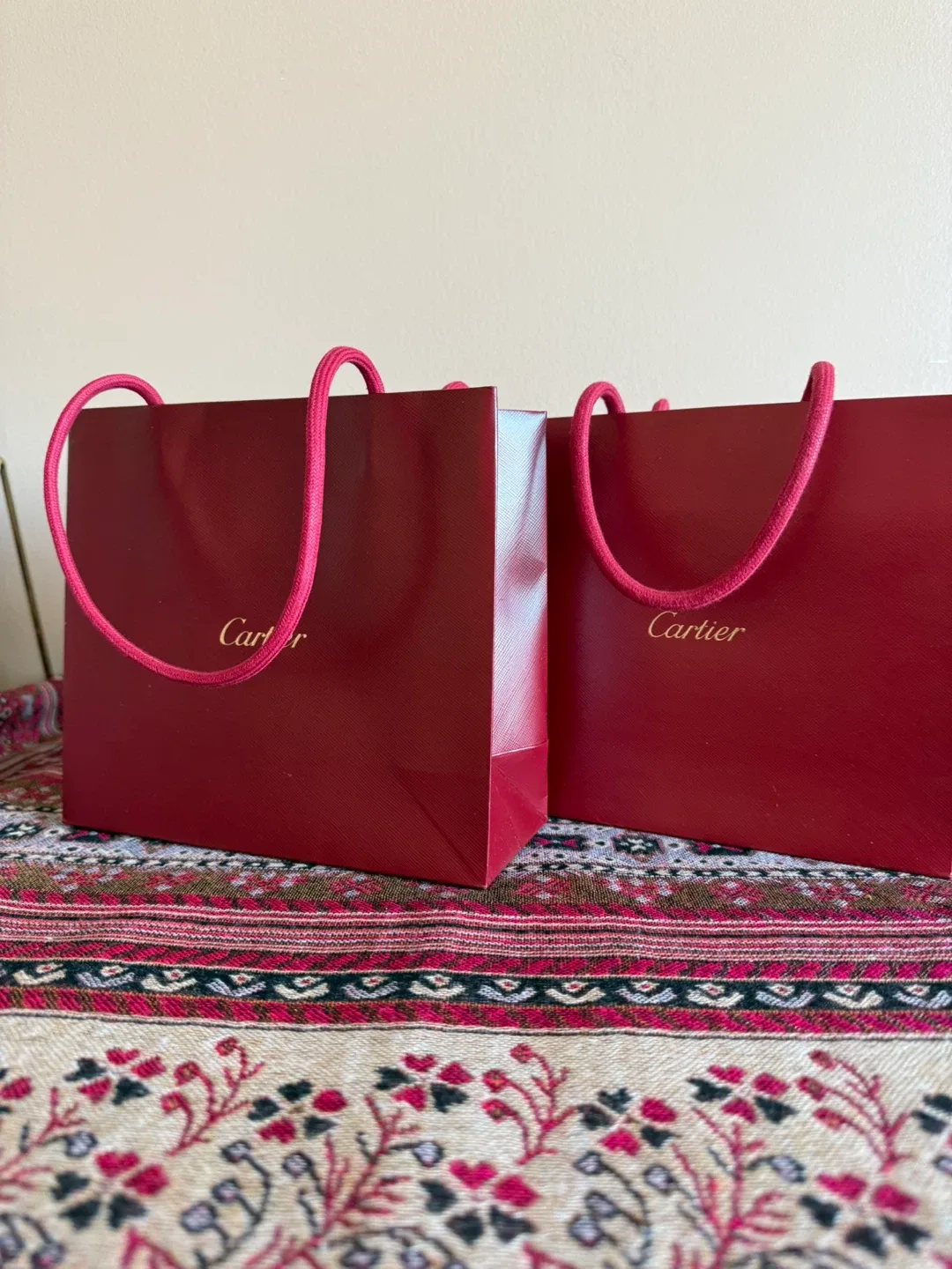 2 Cartier Gift Bags ($10 each) Excellent Condition!! thumbnail